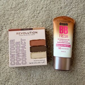 Revolution Medium Compact Contour Powder & BB Cream Deep Sheer Tint Maybelline